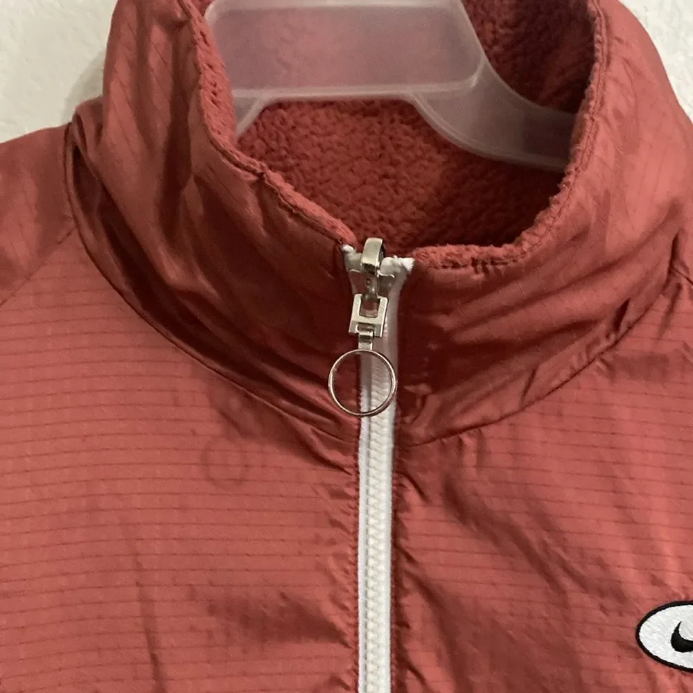NIKE Women’s Big Swoosh Sherpa Reversible Jacket Size M